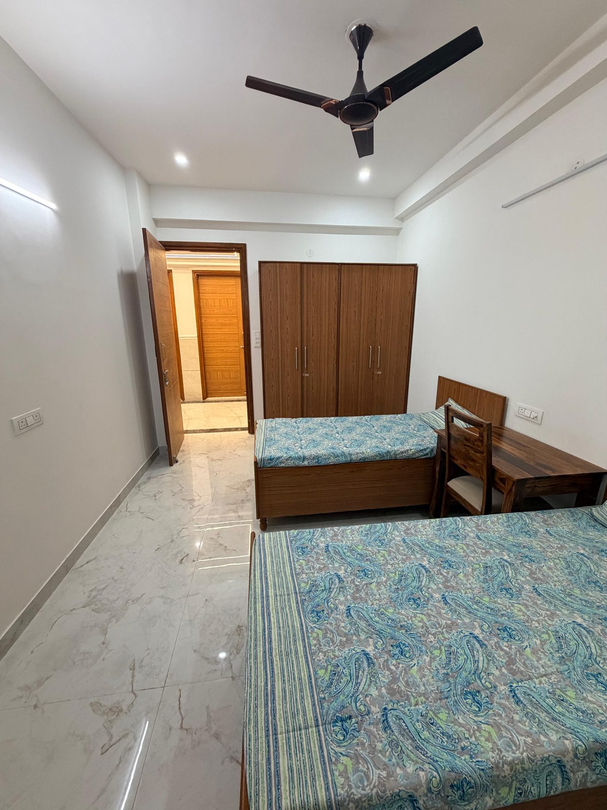 Room with attached washroom at Tri-Homes L-10